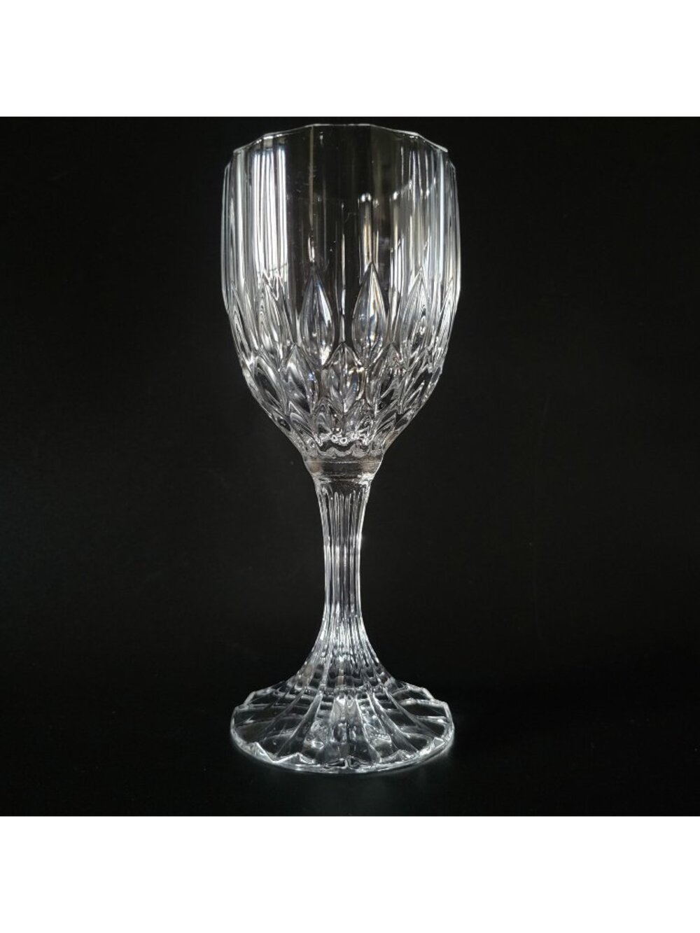 Vintage Cristal d'Arques Durand Bretagne Crystal Wine Glass Vtg Stemware